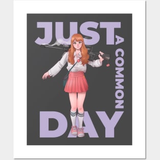 Just a Common Day - Anime Girl Posters and Art